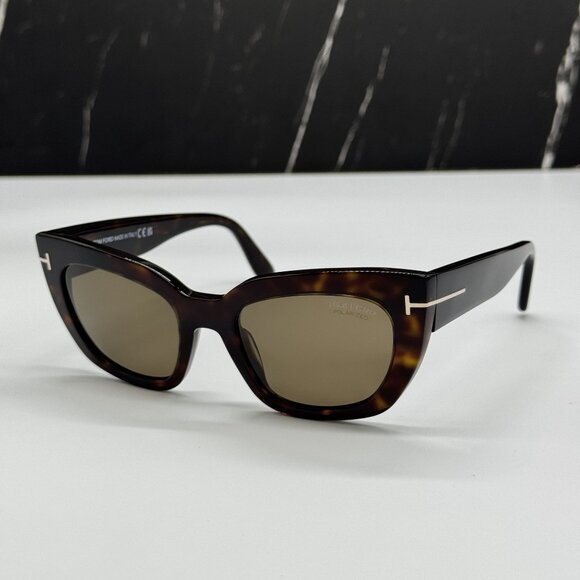 NEW TOM FORD ATHENA TF1190 52H POLARIZED HAVANA WOMEN SUNGLASSES FT1190 52H main image 6